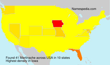 Surname Martinache in USA Surname Martinache in USA