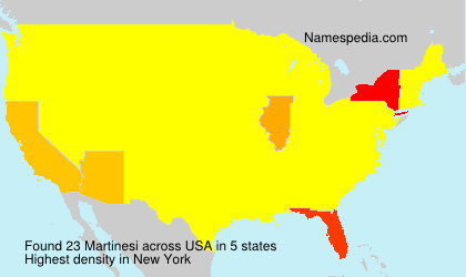 Surname Martinesi in USA Surname Martinesi in USA