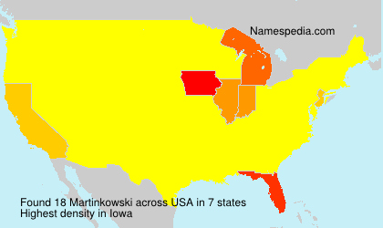 Surname Martinkowski in USA Surname Martinkowski in USA