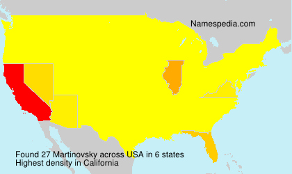 Surname Martinovsky in USA Surname Martinovsky in USA