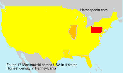 Surname Martinowski in USA Surname Martinowski in USA