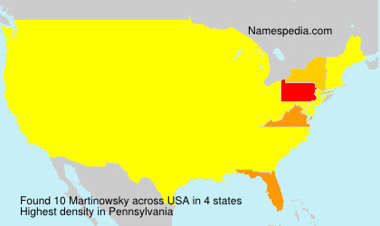 Surname Martinowsky in USA Surname Martinowsky in USA