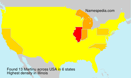 Surname Martinu in USA Surname Martinu in USA