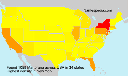 Surname Martorana in USA Surname Martorana in USA