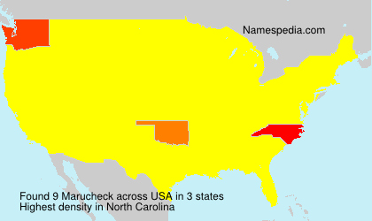 Surname Marucheck in USA Surname Marucheck in USA