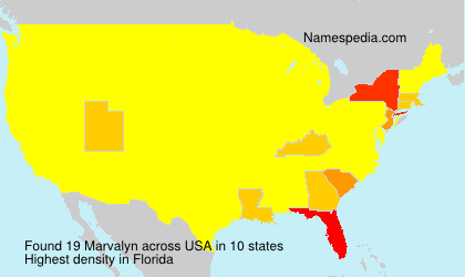 Surname Marvalyn in USA Surname Marvalyn in USA