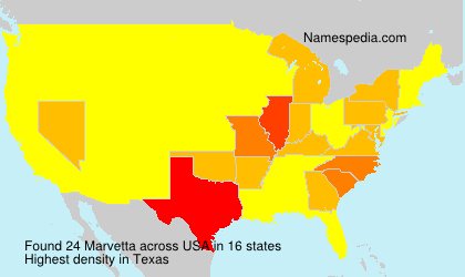 Surname Marvetta in USA Surname Marvetta in USA