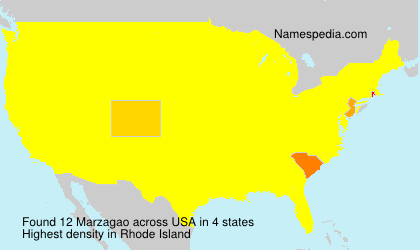 Surname Marzagao in USA Surname Marzagao in USA