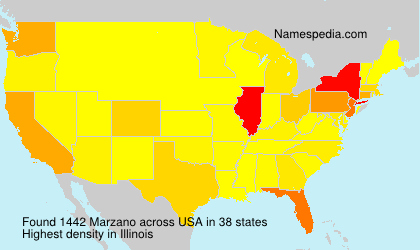 Surname Marzano in USA Surname Marzano in USA