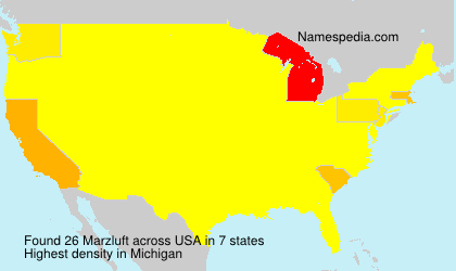 Surname Marzluft in USA Surname Marzluft in USA