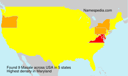Surname Masale in USA Surname Masale in USA