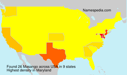 Surname Masango in USA Surname Masango in USA