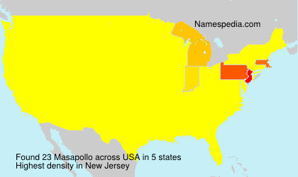 Surname Masapollo in USA Surname Masapollo in USA