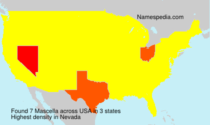 Surname Mascella in USA Surname Mascella in USA