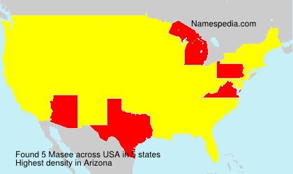 Surname Masee in USA Surname Masee in USA