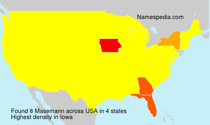 Surname Masemann in USA Surname Masemann in USA