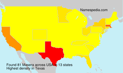 Surname Masera in USA Surname Masera in USA