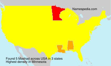 Surname Mashad in USA Surname Mashad in USA