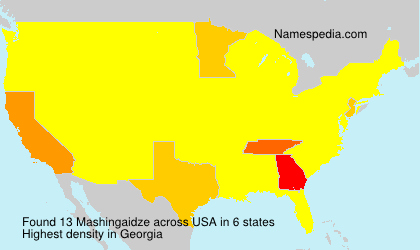 Surname Mashingaidze in USA Surname Mashingaidze in USA