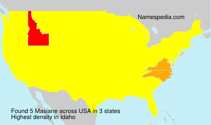Surname Masiane in USA Surname Masiane in USA