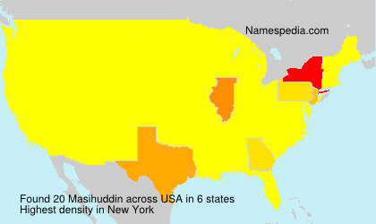 Surname Masihuddin in USA Surname Masihuddin in USA