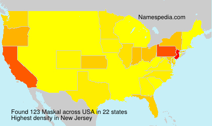Surname Maskal in USA Surname Maskal in USA