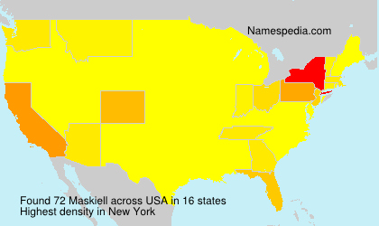 Surname Maskiell in USA Surname Maskiell in USA