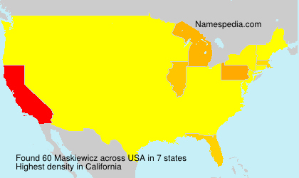 Surname Maskiewicz in USA Surname Maskiewicz in USA