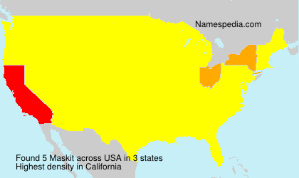 Surname Maskit in USA Surname Maskit in USA