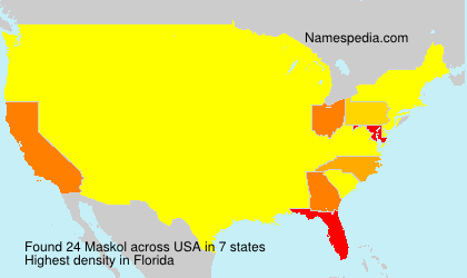 Surname Maskol in USA Surname Maskol in USA