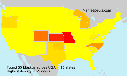 Surname Maskus in USA Surname Maskus in USA