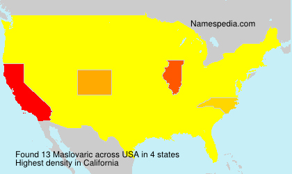Surname Maslovaric in USA Surname Maslovaric in USA