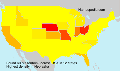 Surname Masonbrink in USA Surname Masonbrink in USA