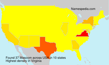 Surname Masoom in USA Surname Masoom in USA