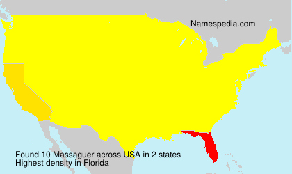 Surname Massaguer in USA