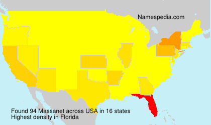 Surname Massanet in USA Surname Massanet in USA