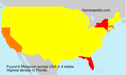 Surname Massoom in USA Surname Massoom in USA
