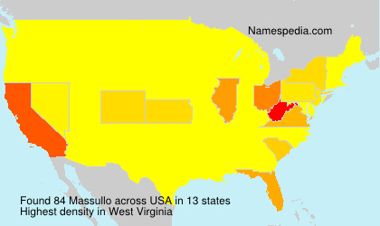 Surname Massullo in USA