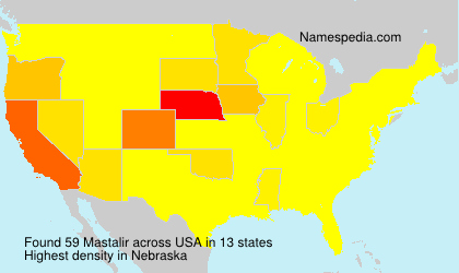Surname Mastalir in USA Surname Mastalir in USA
