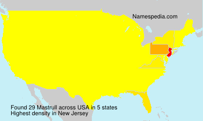 Surname Mastrull in USA Surname Mastrull in USA