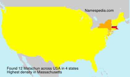 Surname Matachun in USA Surname Matachun in USA