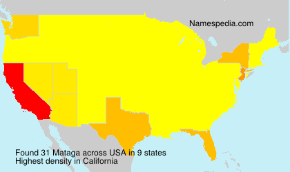 Surname Mataga in USA Surname Mataga in USA
