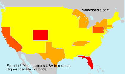 Surname Matale in USA Surname Matale in USA