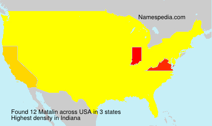 Surname Matalin in USA Surname Matalin in USA