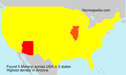 Surname Matanyi in USA