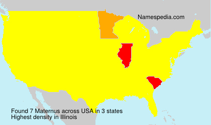 Surname Maternus in USA Surname Maternus in USA