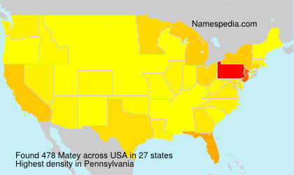 Surname Matey in USA Surname Matey in USA