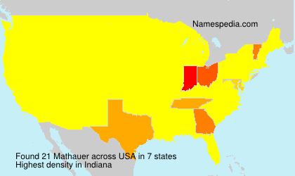 Surname Mathauer in USA Surname Mathauer in USA