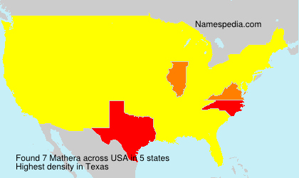 Surname Mathera in USA Surname Mathera in USA
