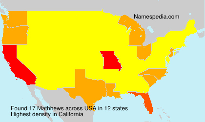 Surname Mathhews in USA Surname Mathhews in USA